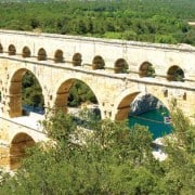 An old aqueduct that could have been used as part of an ancient plumbing system