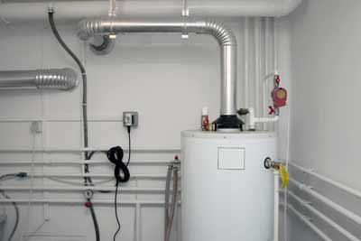 boiler with vent system